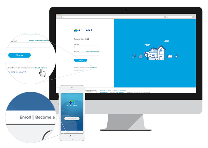 set up online banking and mobile banking