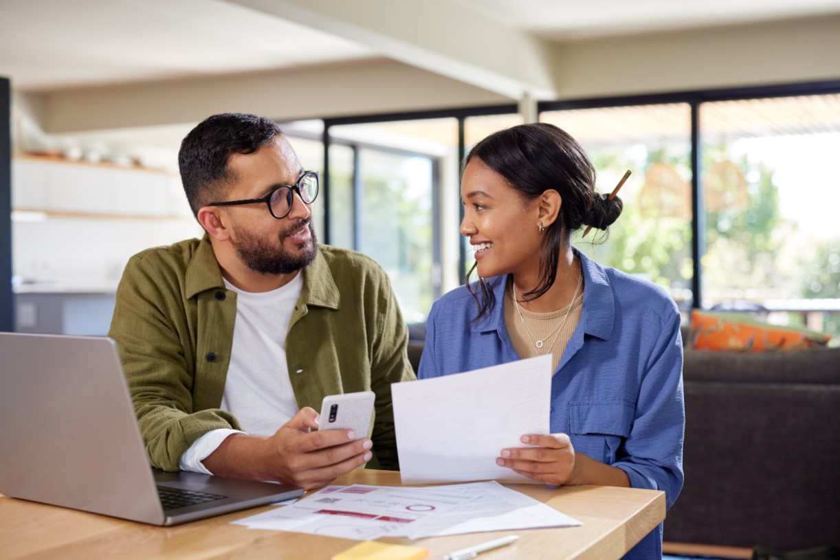 Couple Completing 2026 Taxes