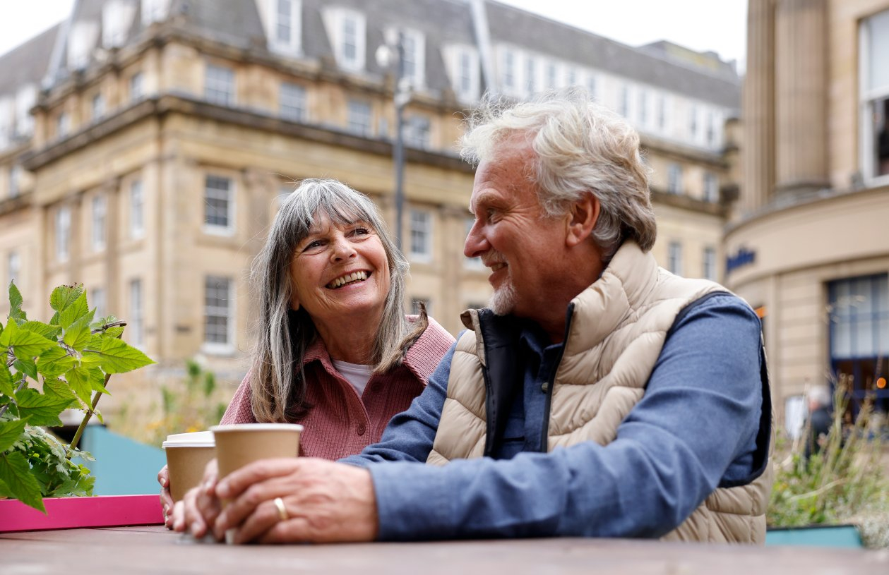 Couple enjoying their retirement