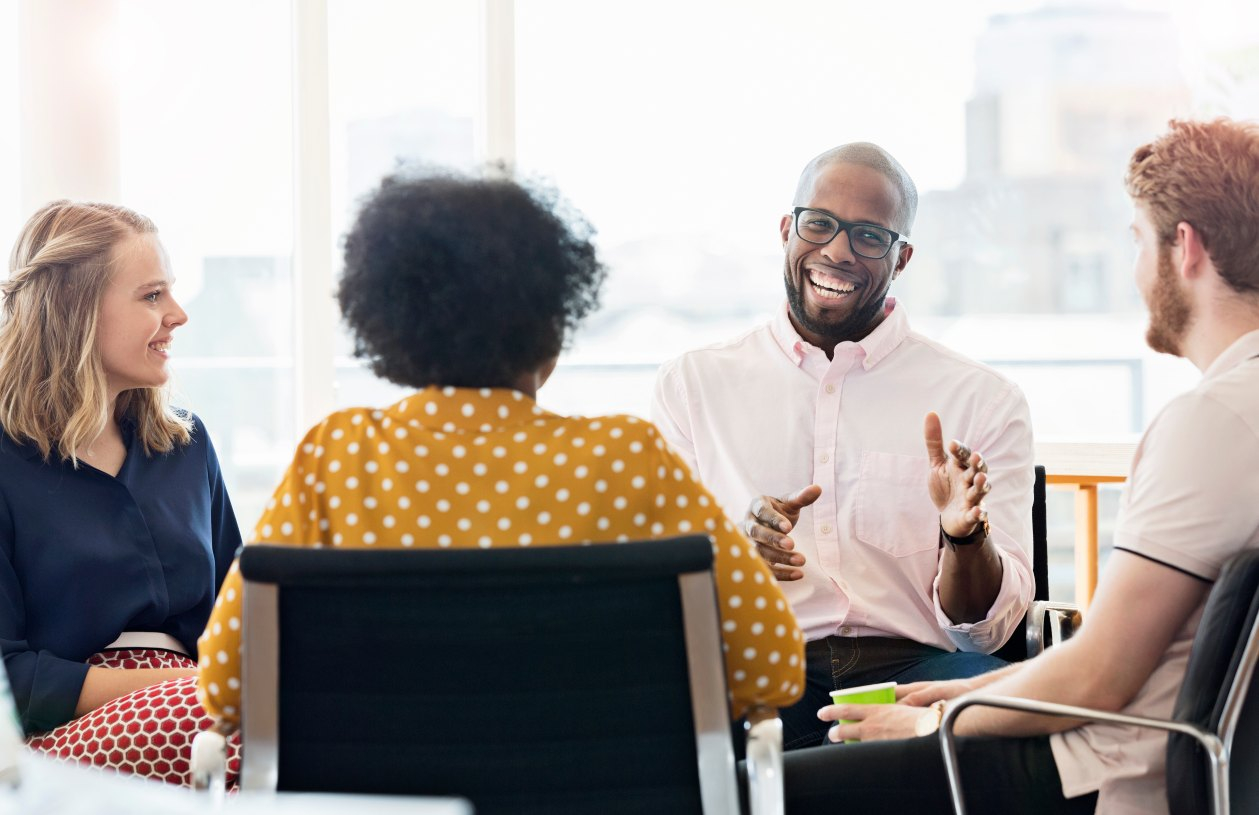 Employees take advantage of a financial wellness benefit.