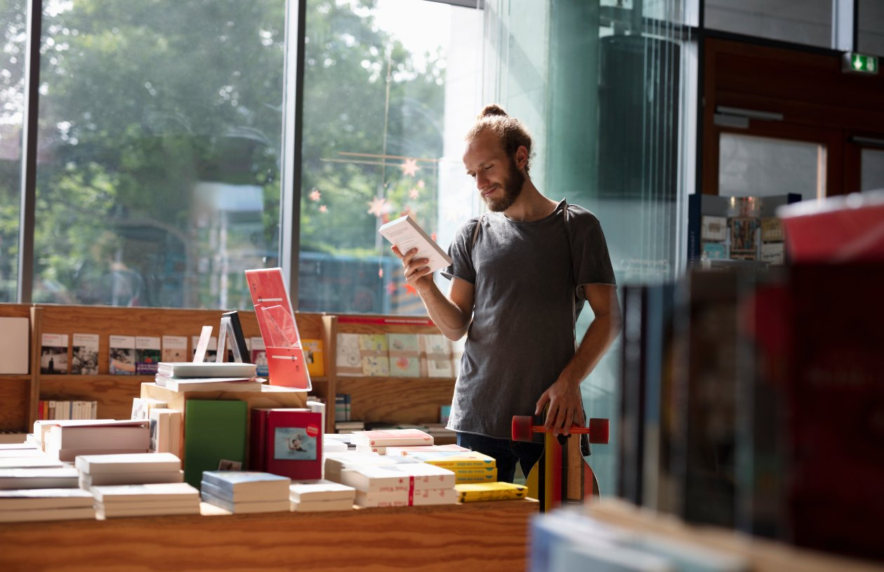 Going to the library or attending a book store event is a fun thing to do on a budget.